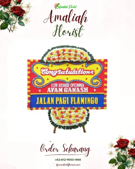 Sewa Papan Bunga Karoya